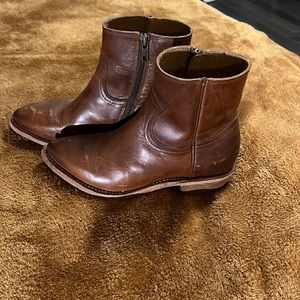 Frye brown booties